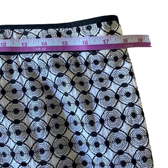 Talbot A-line Black/White Circle Design Sz 16 - Picture 4 of 7